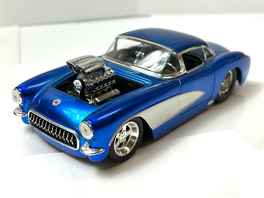 ジャダトイズ 1/24 1957 シボレーコルベット ミニカー ダイキャストモデル アメ車  8/7