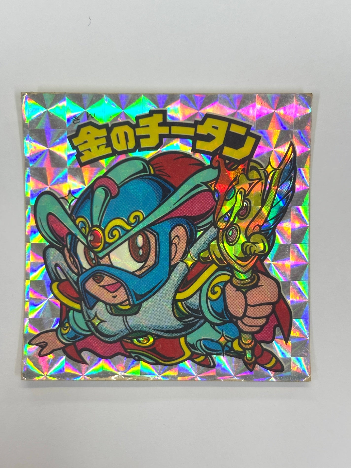 ビックリマンシール 悪魔VS天使シール　金のチータン
