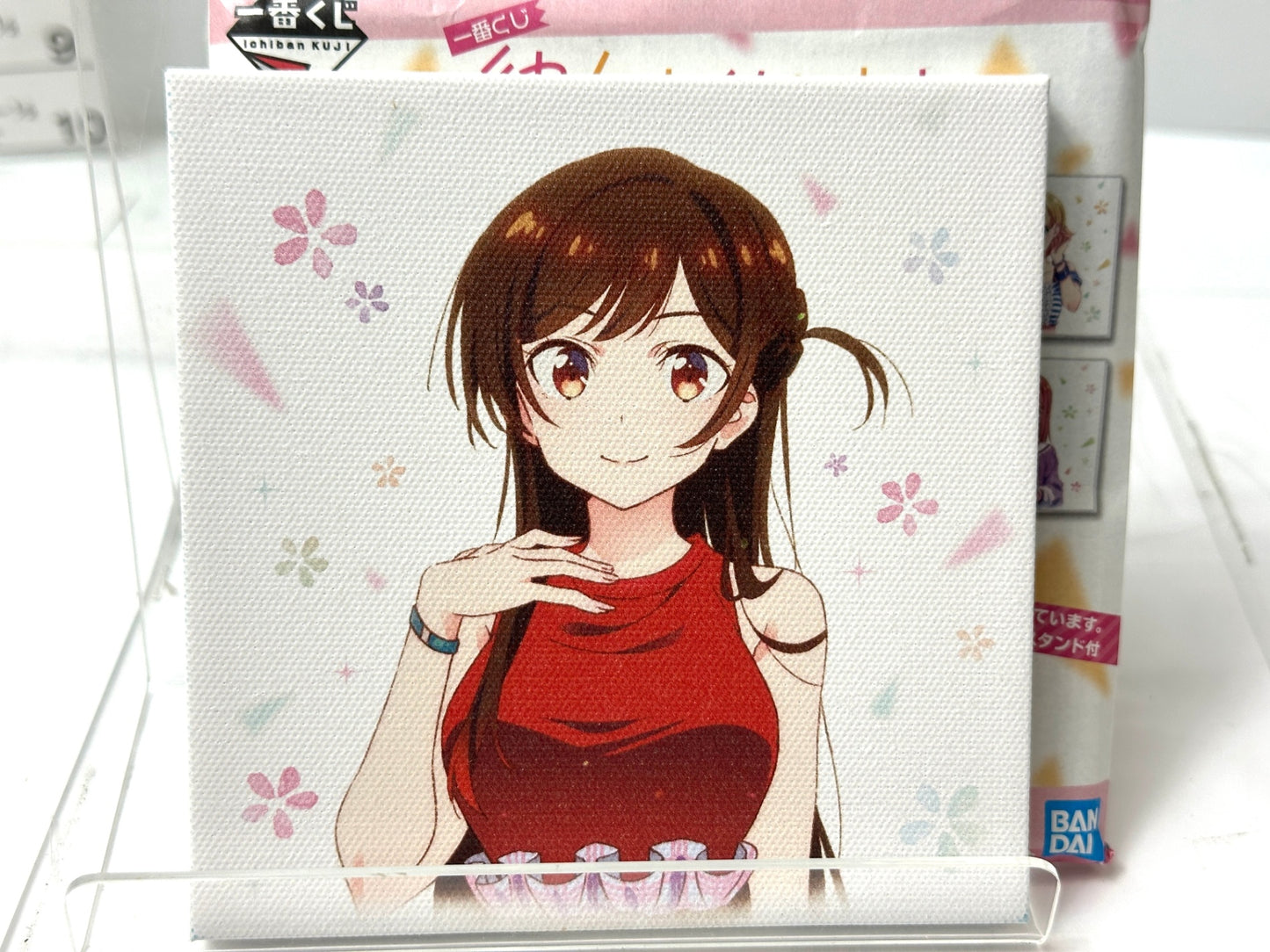 開封済み・未使用品 一番くじ 彼女、お借りします F賞 キャンバスボード 全5種 コンプリートセット 水原千鶴 七海麻美 桜沢墨 更科瑠夏 11/30