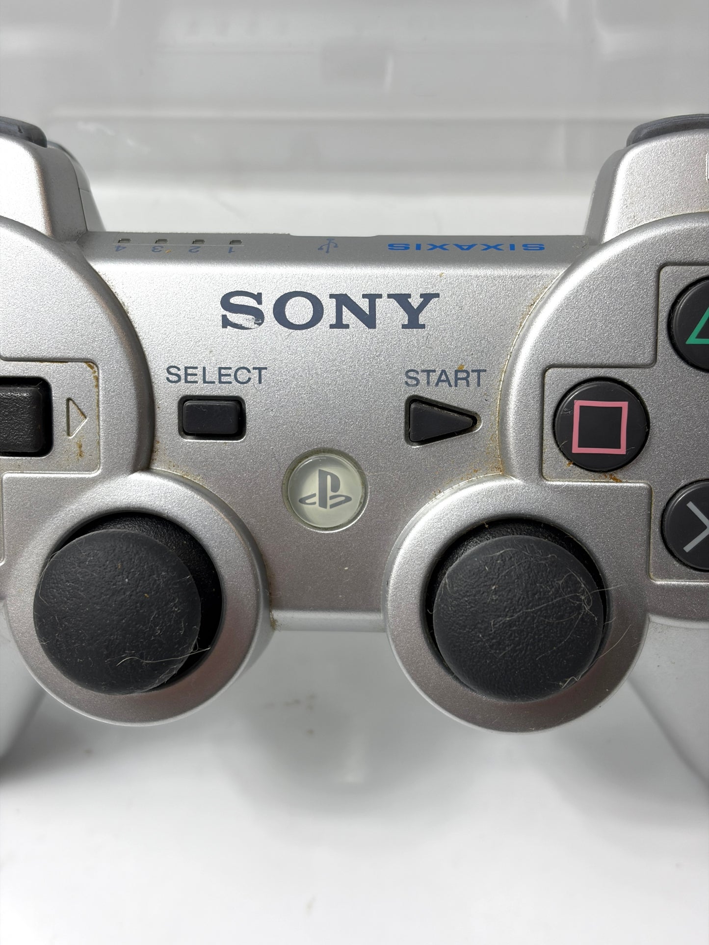 SONY 純正 PS3 コントローラー SIXAXIS サテン・シルバー CECH-ZC1J シックスアクシス