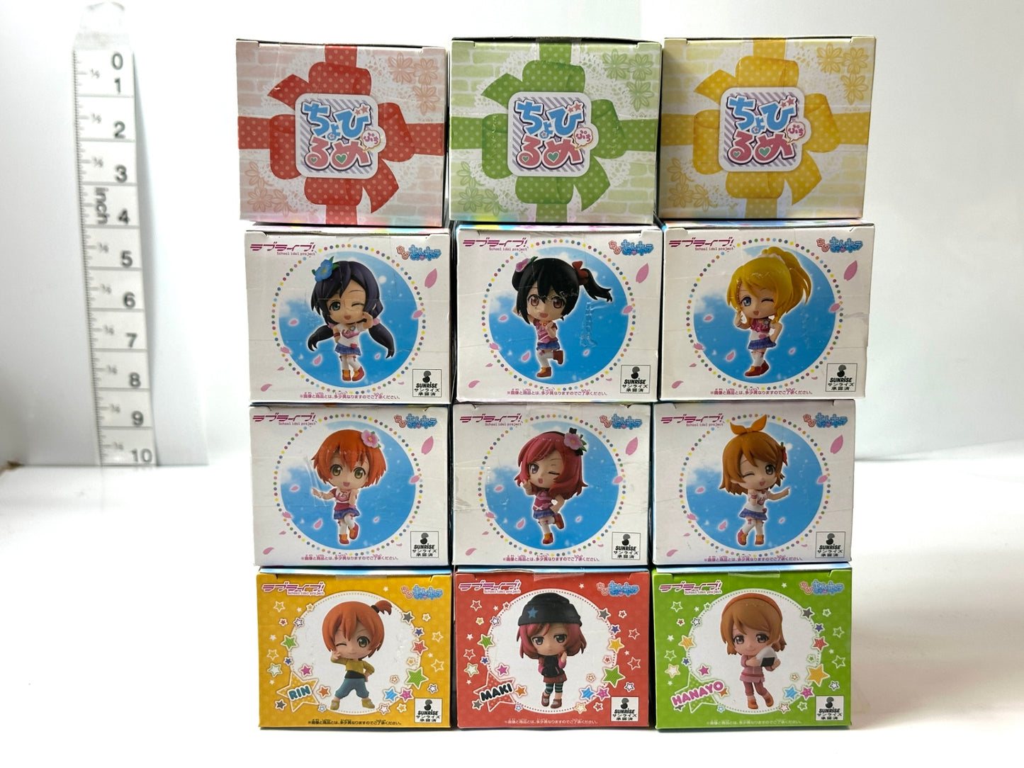 バンプレスト ラブライブ！ちょびるめぷち ちびきゅんキャラ フィギュア 12個セット 星空 凛 小泉 花陽 西木野 真姫 絢瀬 絵里 矢澤 にこ 東條 希 4/22
