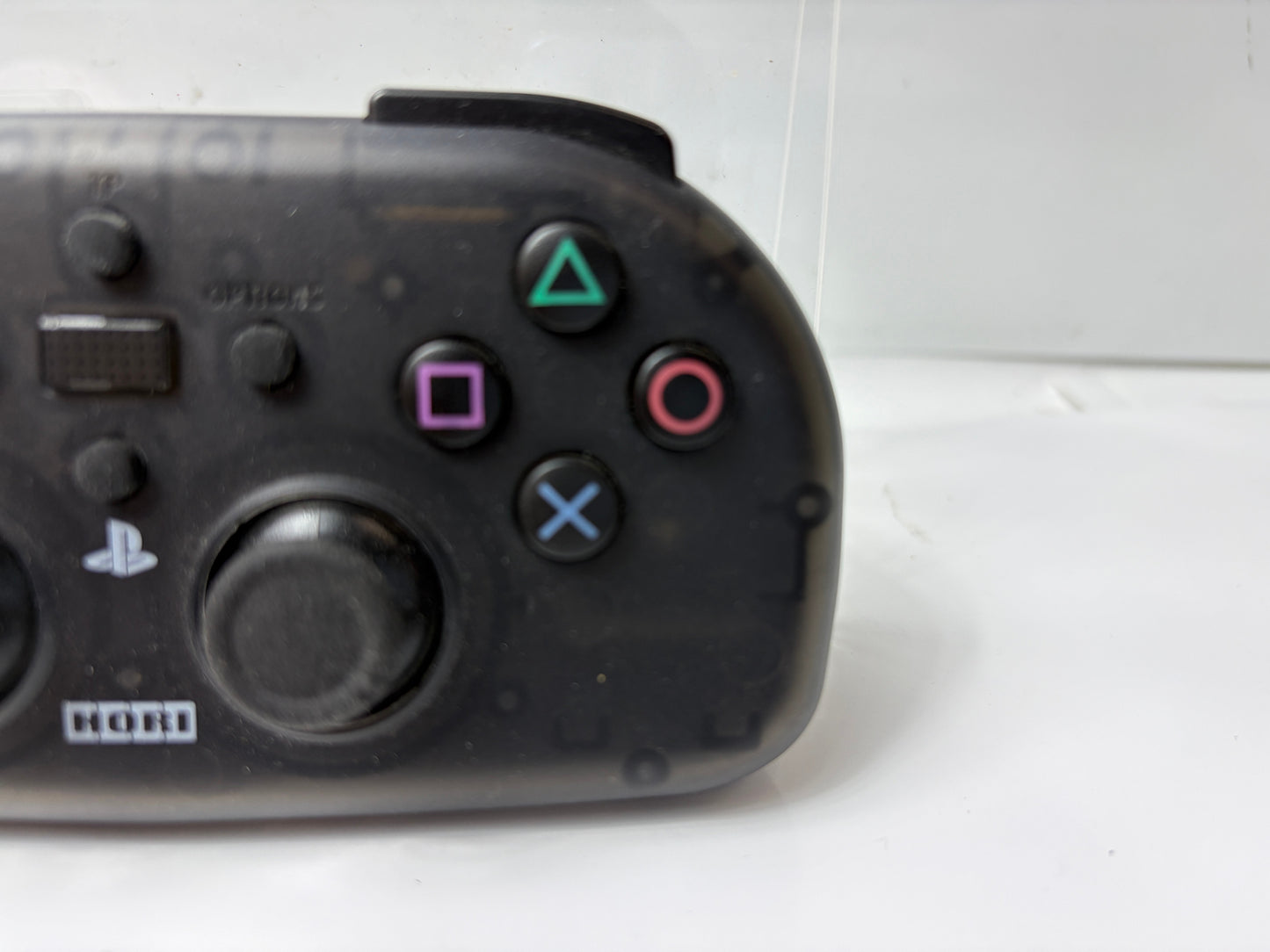 【SONYライセンス商品】ワイヤレスコントローラーライト for PlayStation (R) 4 クリアブラック【PS4対応】