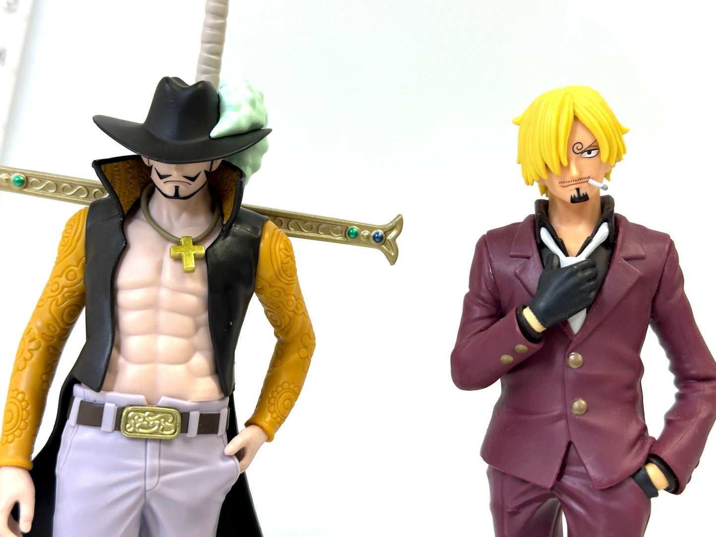 バンプレスト ONE PIECE ワンピース THE出航 フィギュア 4個セット ミホーク サンジ コビー シャンクス 5/14