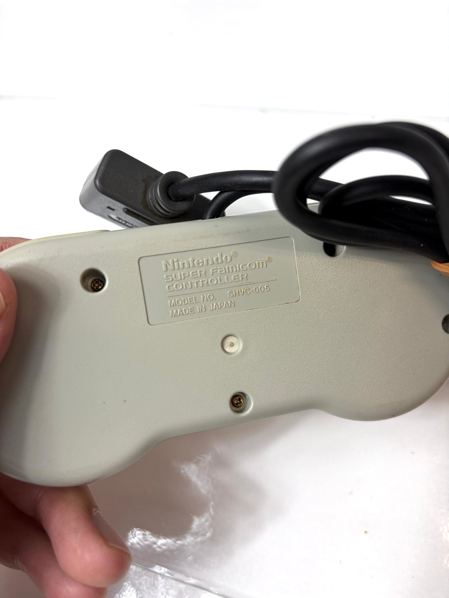 【純正】任天堂 SFC コントローラー スーファミ 本体用 動作確認済み ケーブル付