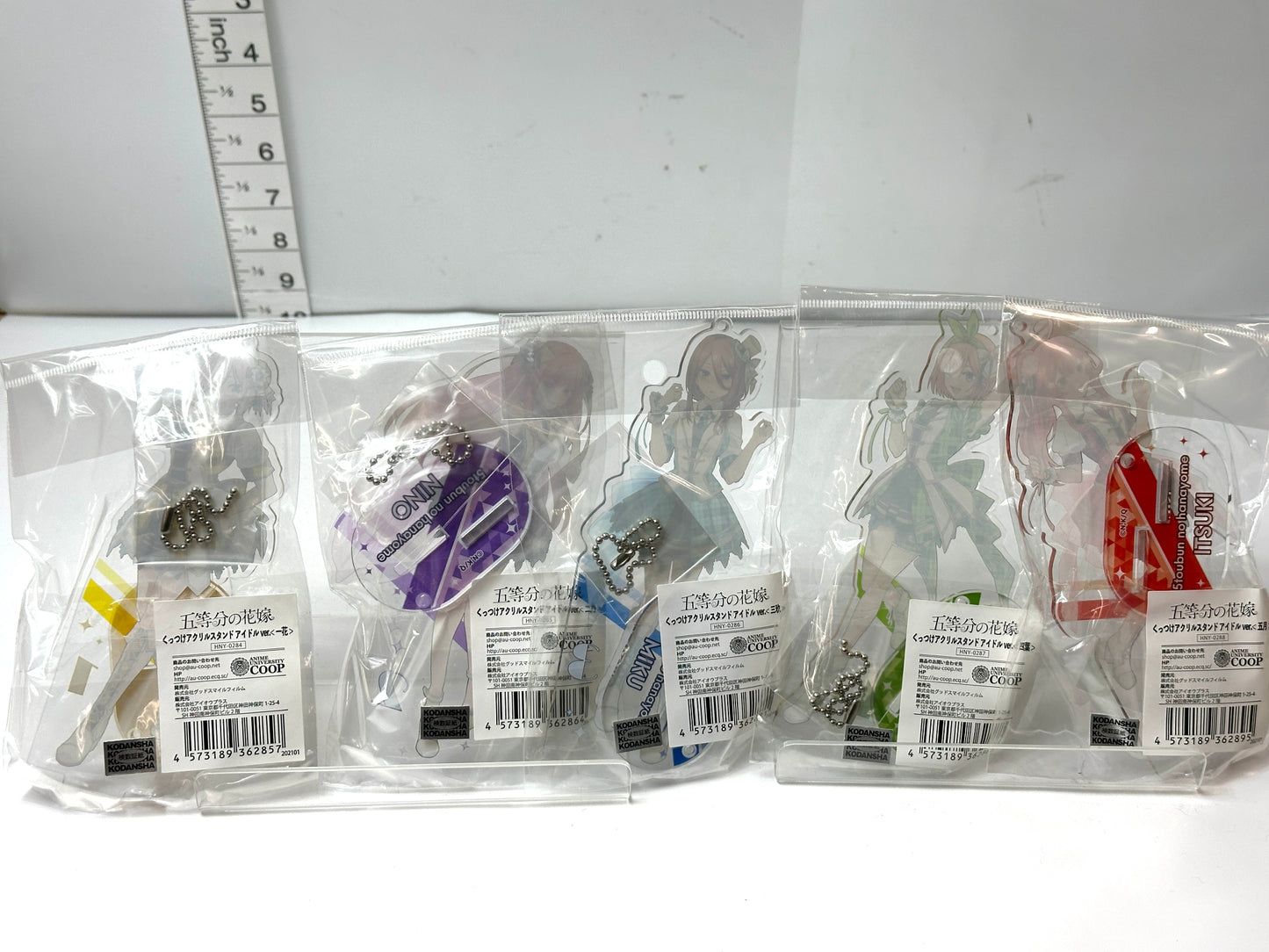 五等分の花嫁 くっつけアクリルスタンド アイドルver. アクスタ 全5種コンプリートセット 中野一花 二乃 三玖 四葉 五月 3/3