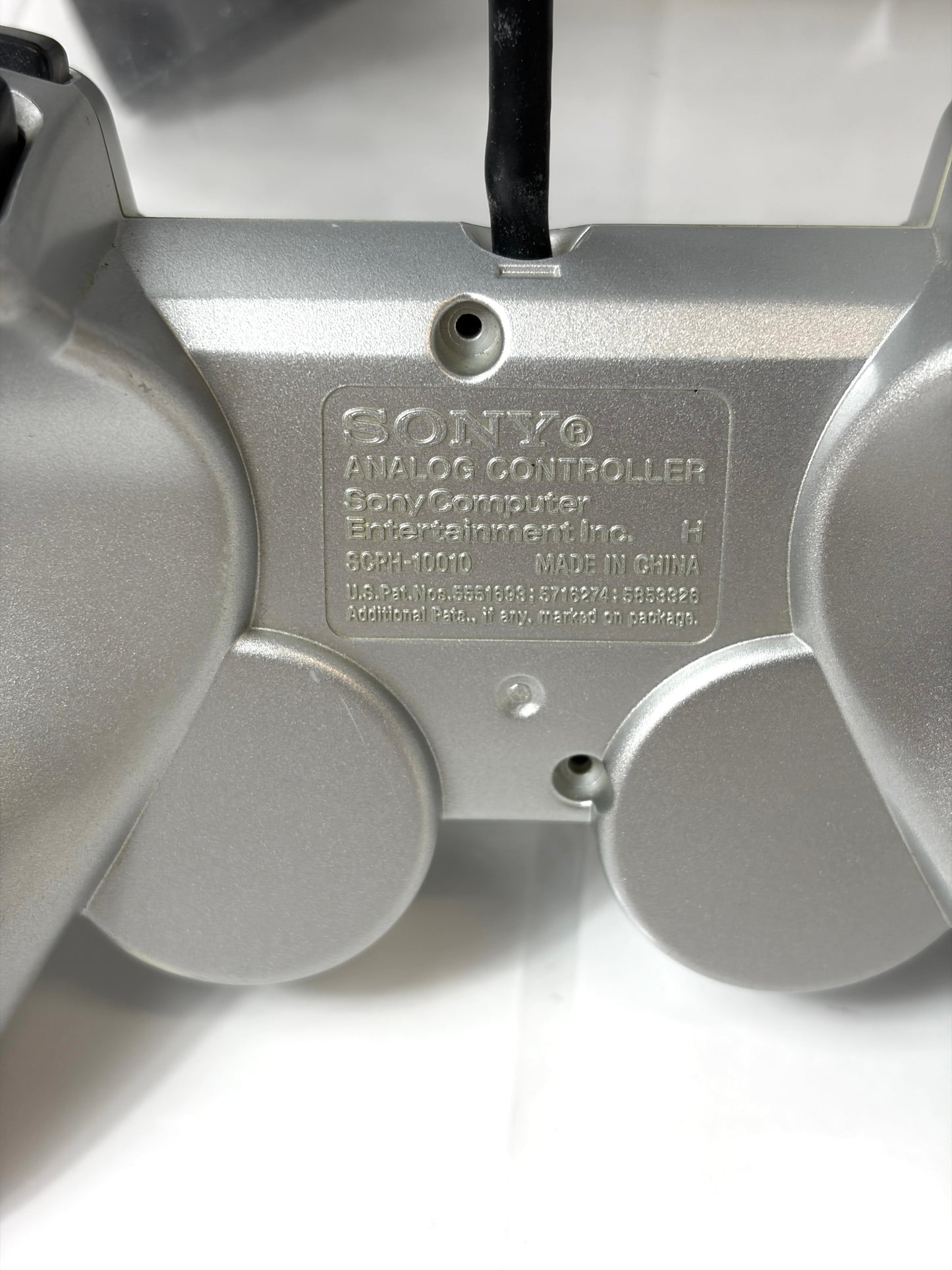 SONY PS2 純正 DUALSHOCK 2 デュアルショック2 サテン・シルバー SCPH-10010