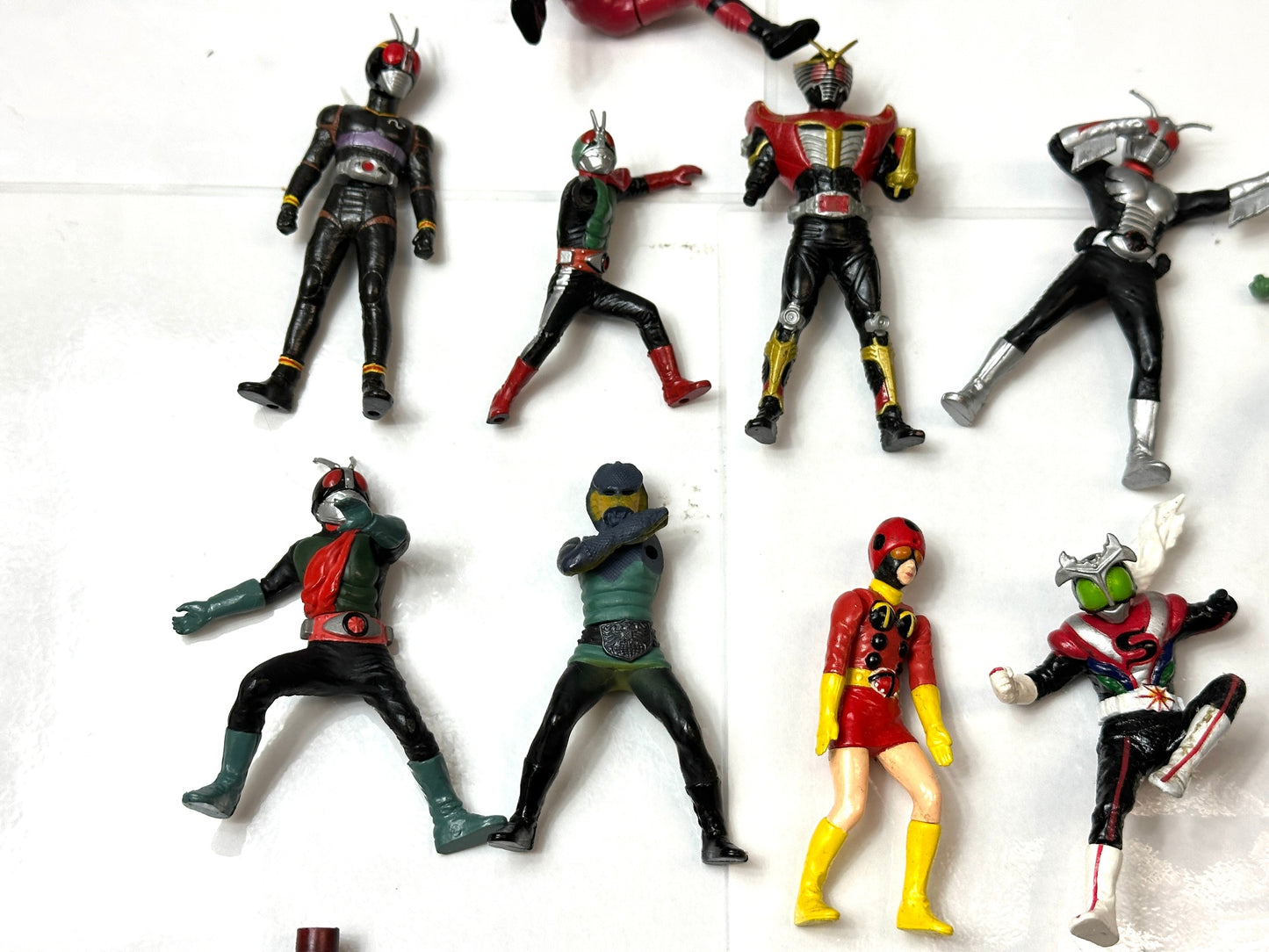 ジャンク 仮面ライダーフィギュア まとめセット 怪人名鑑 栄光の9人ライダー チェスピースコレクション 他 10/14