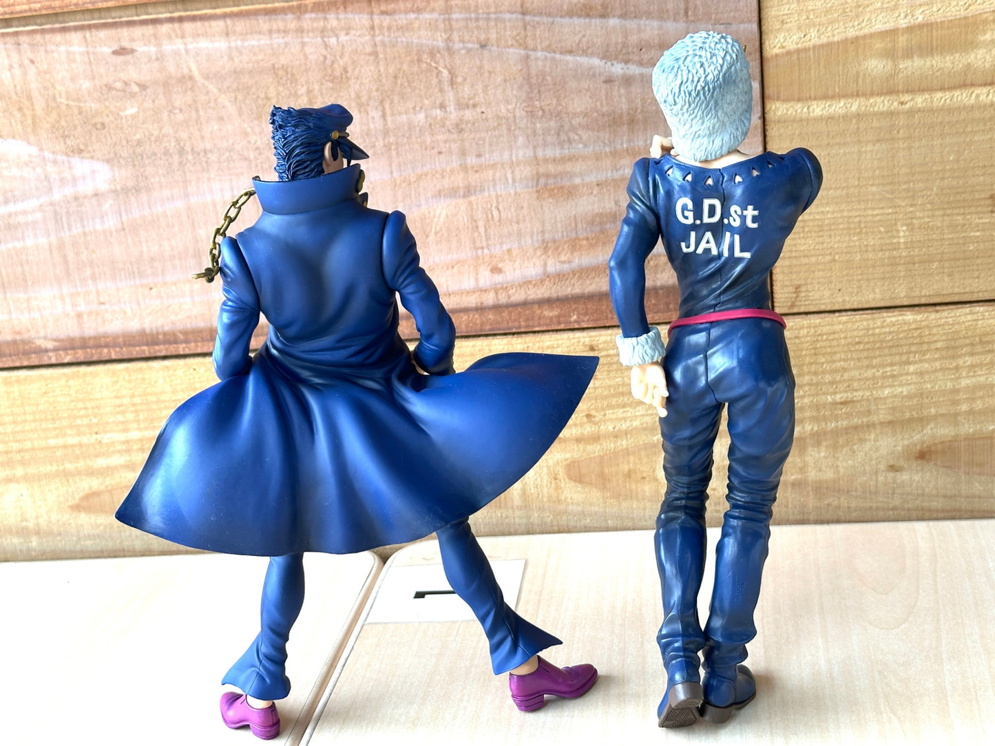 現状品 ジョジョの奇妙な冒険 フィギュア 2体セット MASTER STARS PIECE 空条承太郎 ウェザー・リポート 全高約26cm 1/16