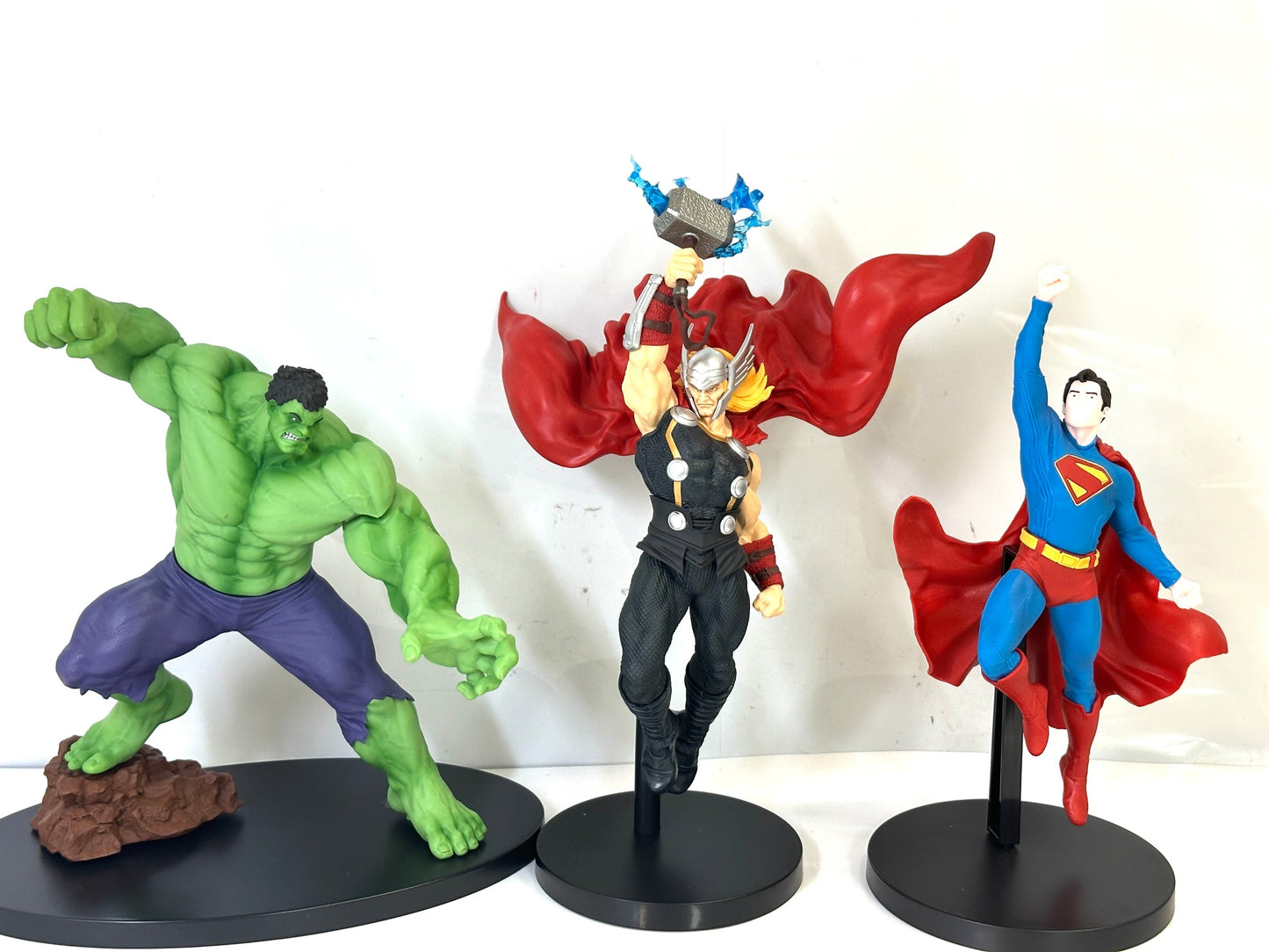 現状品 アメコミ マーベル MARVEL ACT/CUT 他 フィギュア まとめセット ハルク ソー スーパーマン ジョーカー ブラックパンサー スパイダーマン スパイダーグウェン 6/10