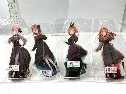 五等分の花嫁 Gothicc rocku アクリルスタンド アクスタ 4個セット 中野 一花 三玖 四葉 五月 11/21