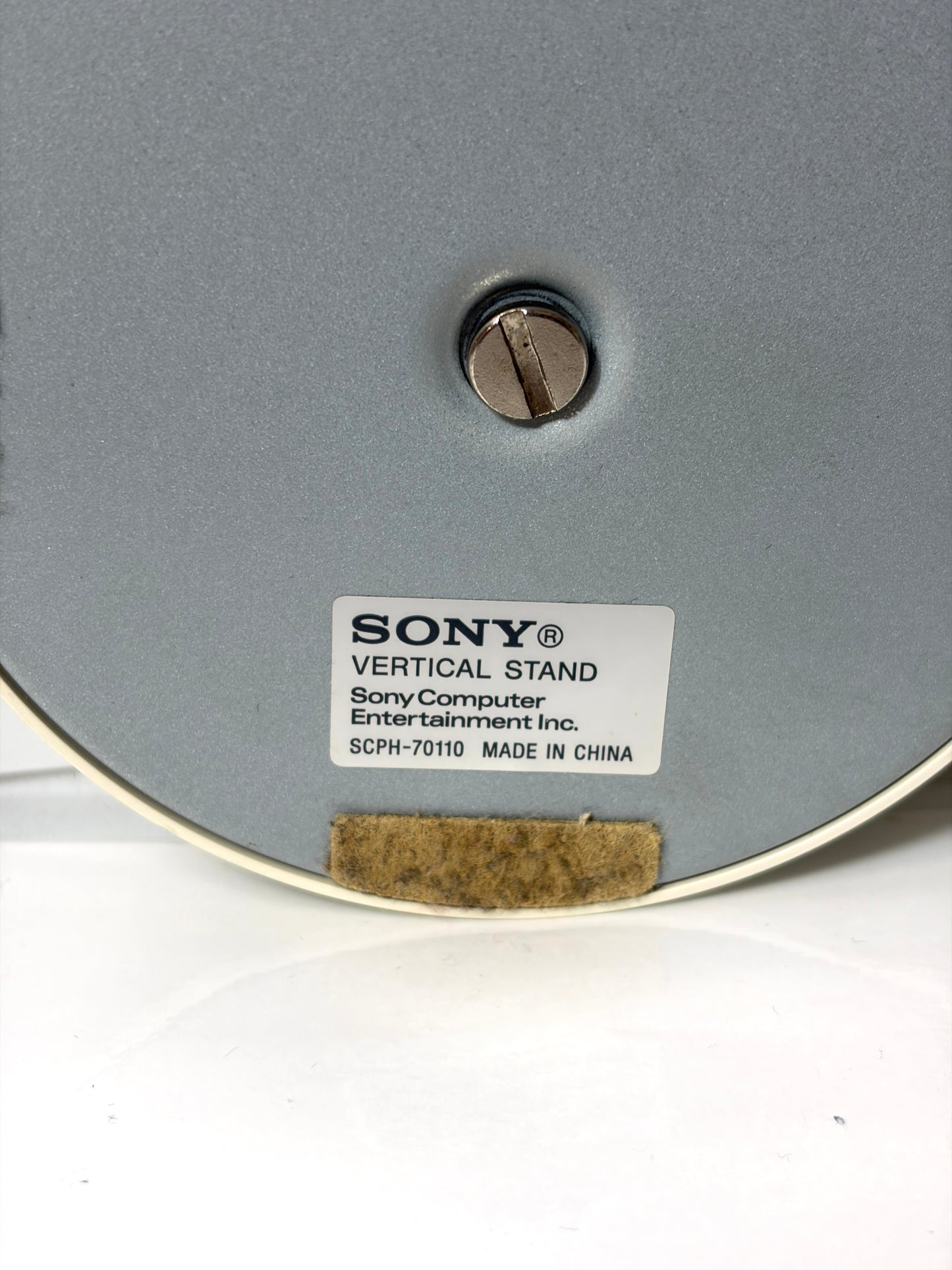 【純正】SONY PS2 薄型 縦置きスタンド ホワイト/シルバー SCPH-70110 中古