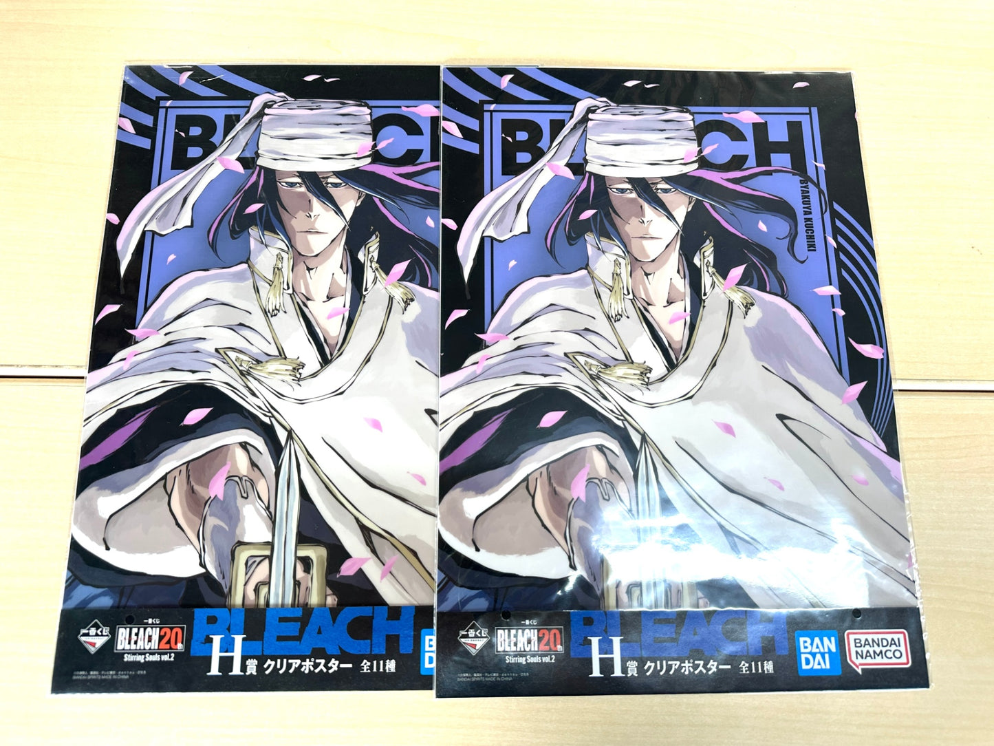 一番くじ BLEACH 20th H賞 クリアポスター 10種 28枚セット BANDAI 8/29