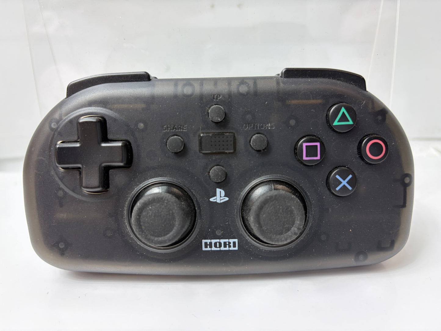 【SONYライセンス商品】ワイヤレスコントローラーライト for PlayStation (R) 4 クリアブラック【PS4対応】