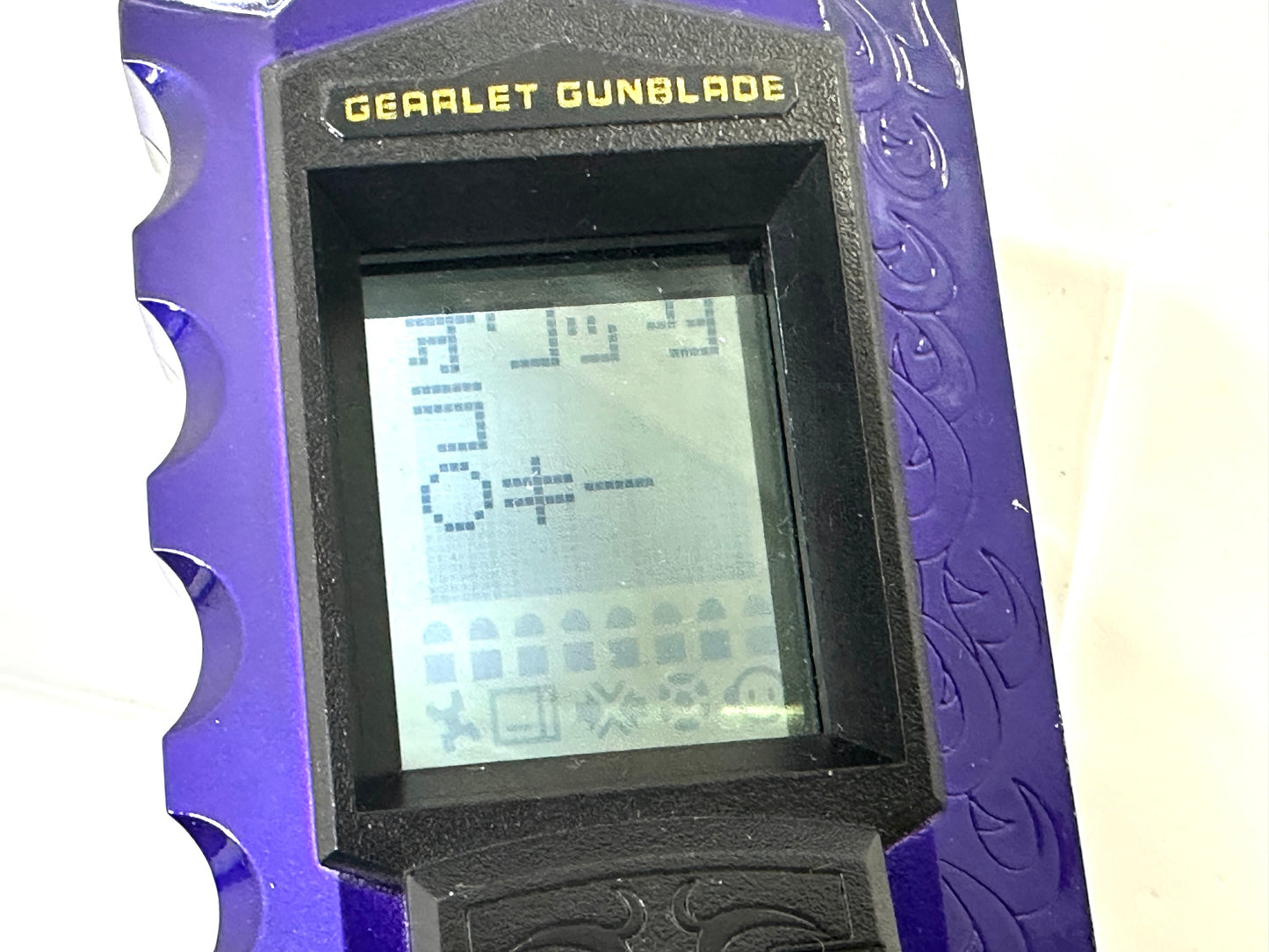 簡易動作確認済み BANDAI バンダイ 電子玩具 トレジャーガウスト ギアレットガンブレード バイオレット 6/4
