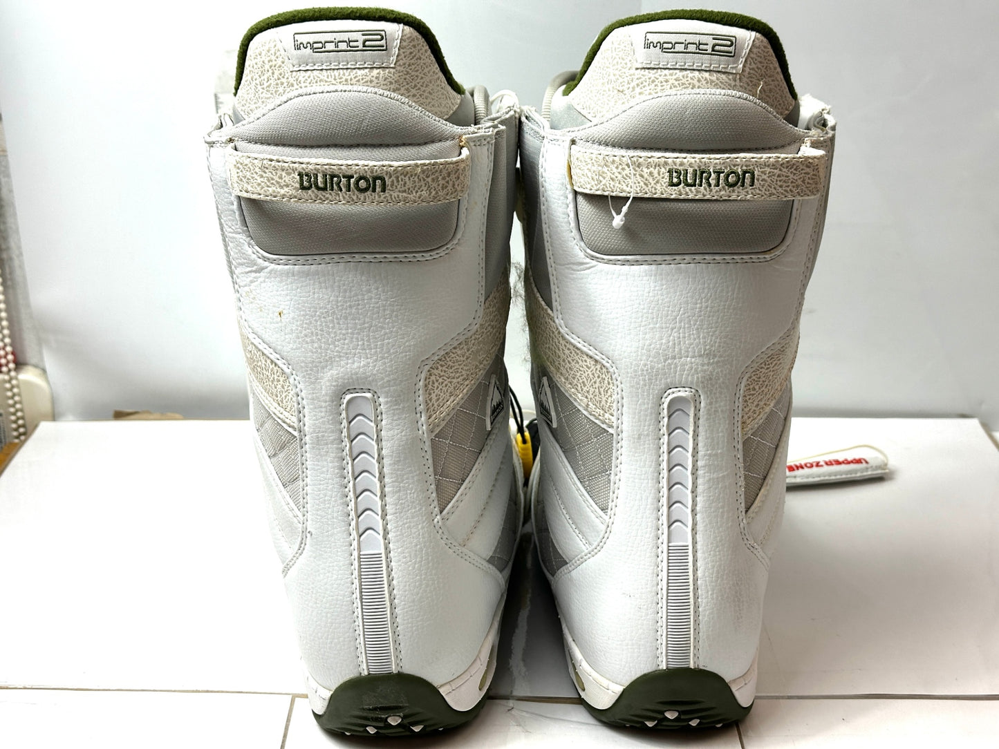 現状品 Burton バートン RULER ルーラー mprint 2メンズ スノーボード ブーツ 26cm ホワイト 12/23