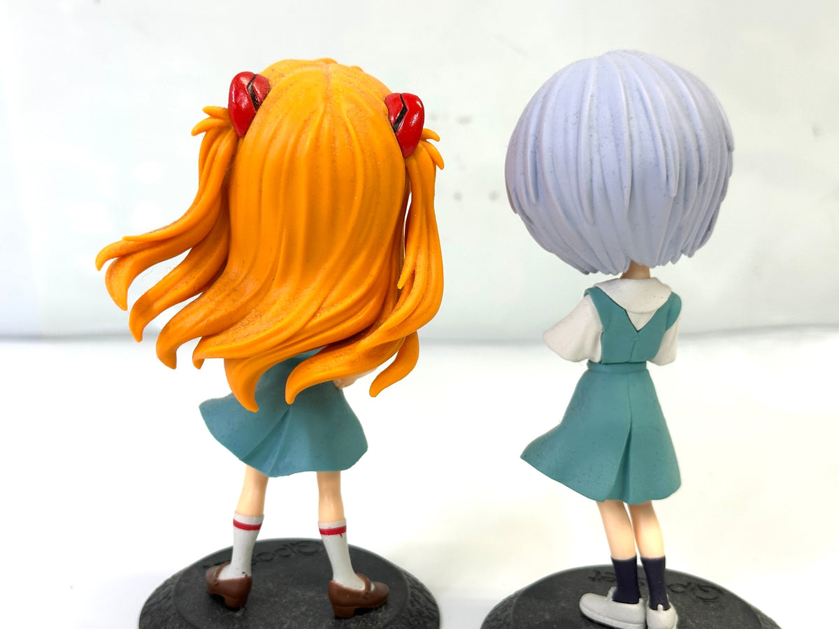 現状品 バンプレスト Q posket エヴァンゲリオン 5個セット 渚カヲル 式波・アスカ・ラングレー 真希波・マリ・イラストリアス 綾波レイ フィギュア 9/14