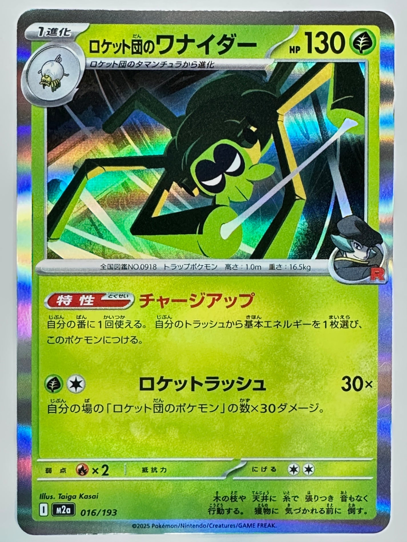 016/193 ロケット団のワナイダー