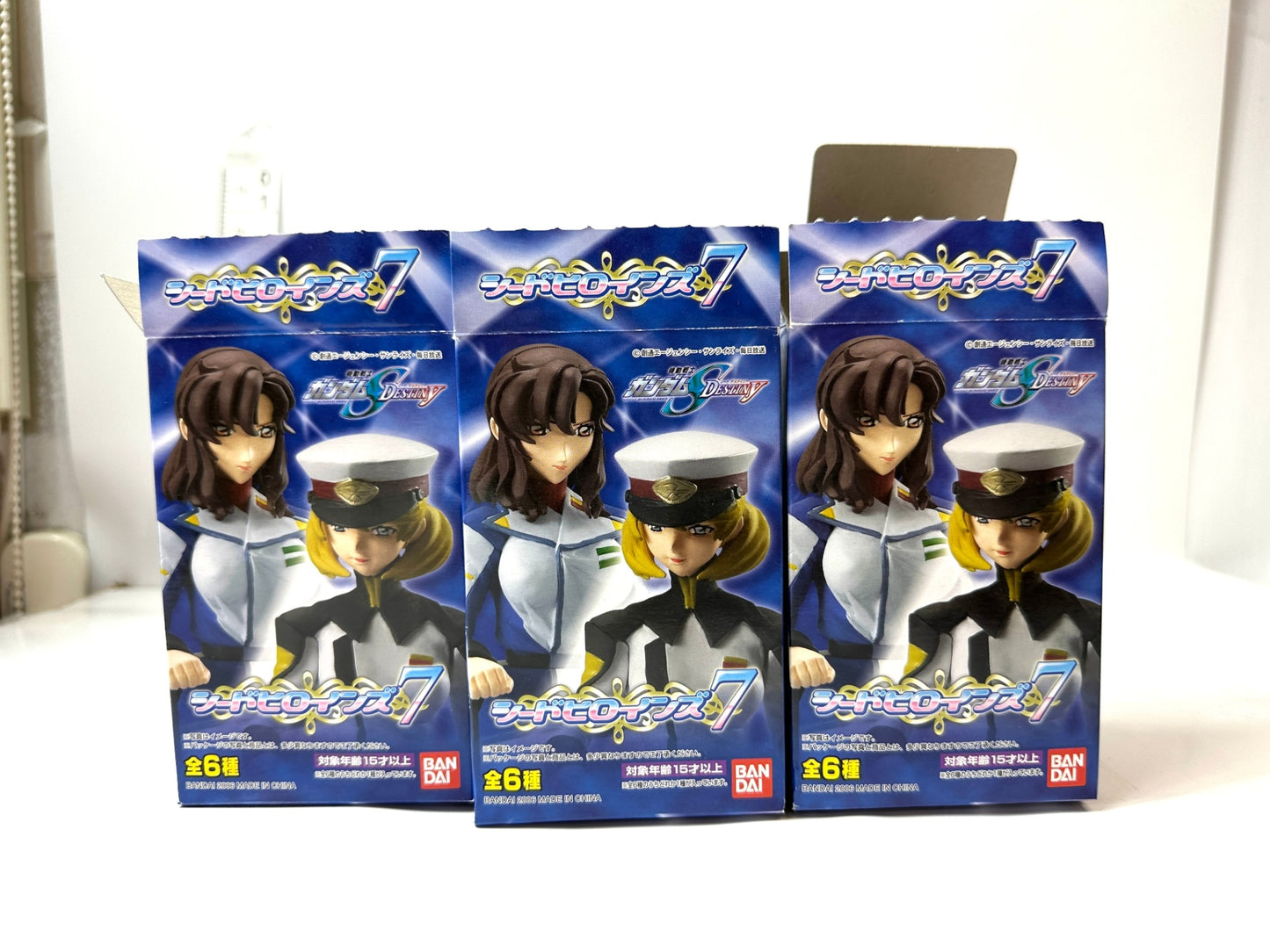 開封済み・未使用品 機動戦士ガンダムSEED DESTINY シードヒロインズ7 3個セット ルナマリア・ホーク A/B カガリ・ユラ・アスハ 食玩 フィギュア 4/27