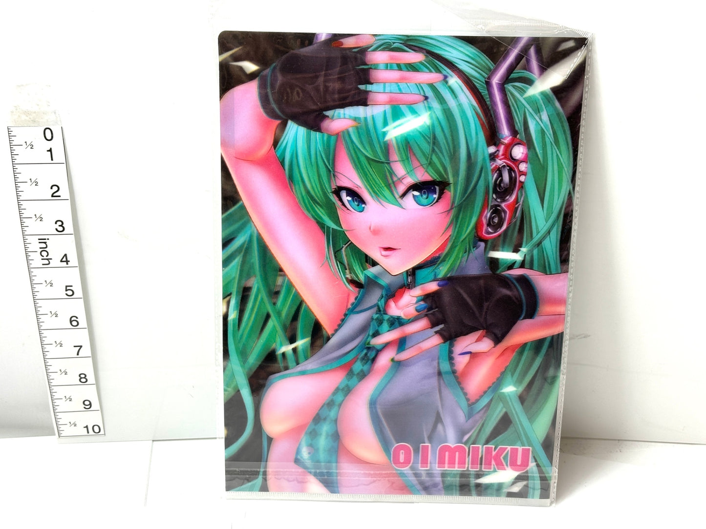ボーカロイド VOCALO 3Dクリアファイル A4サイズ  3枚セット 初音ミク 巡音ルカ 両面クリアファイル 8/29