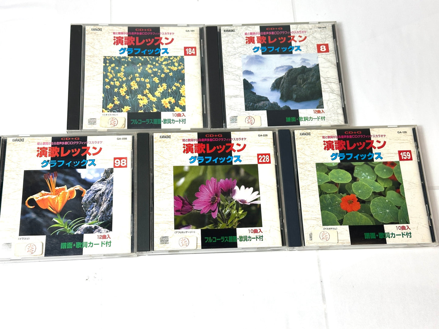 現状品 CD+G 演歌レッスン グラフィックス 音声多重カラオケ 23枚セット 10/6
