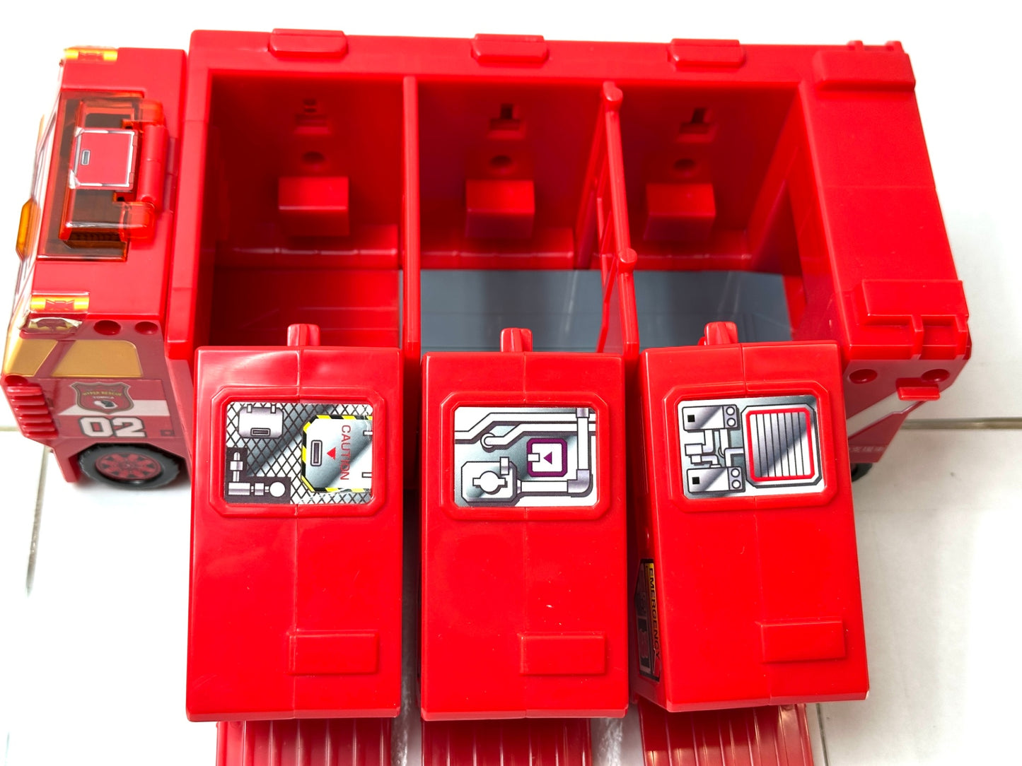 現状品 タカラトミートミカ ハイパーレスキュー2号 特殊救助支援車 12/26