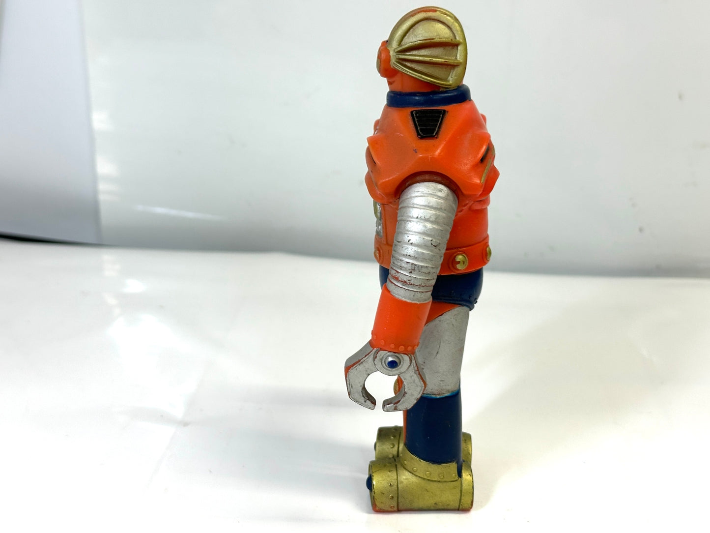 現状品 ブルマァク 冒険ロックバット ブレイザー ソフビ フィギュア 全高約19cm 70年代 昭和 レア ビンテージ 6/4