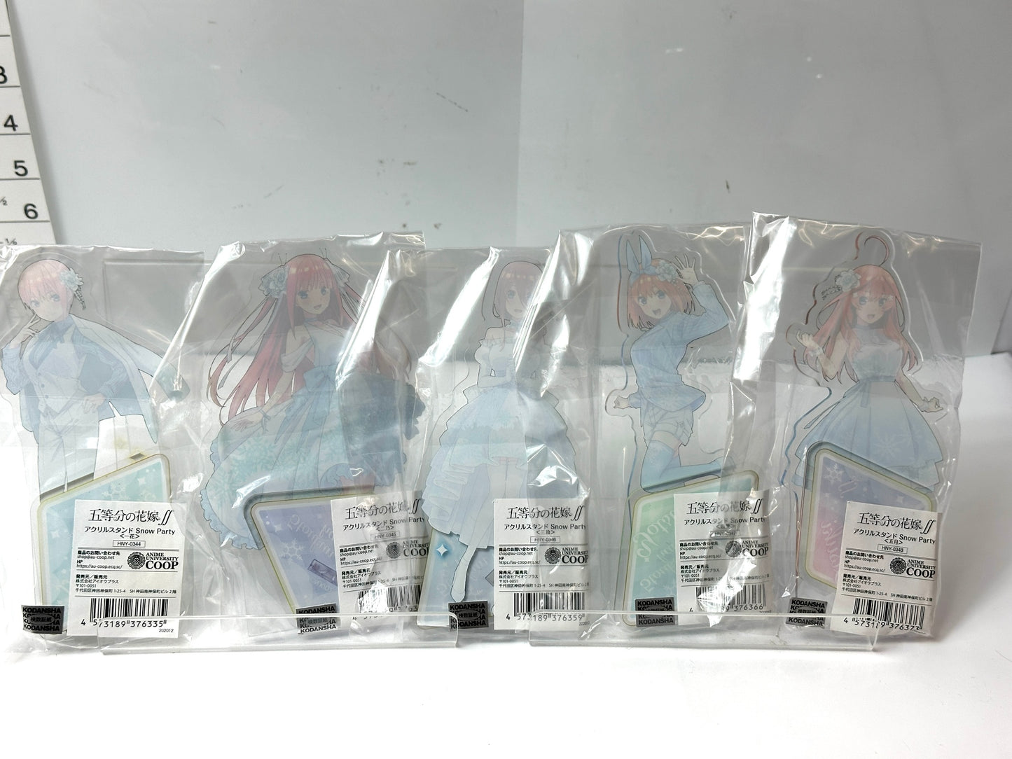 五等分の花嫁 アクリルスタンド アクスタ スノーパーティー Snow Party 全5種コンプリートセット 中野一花 二乃 三玖 四葉 五月 3/3