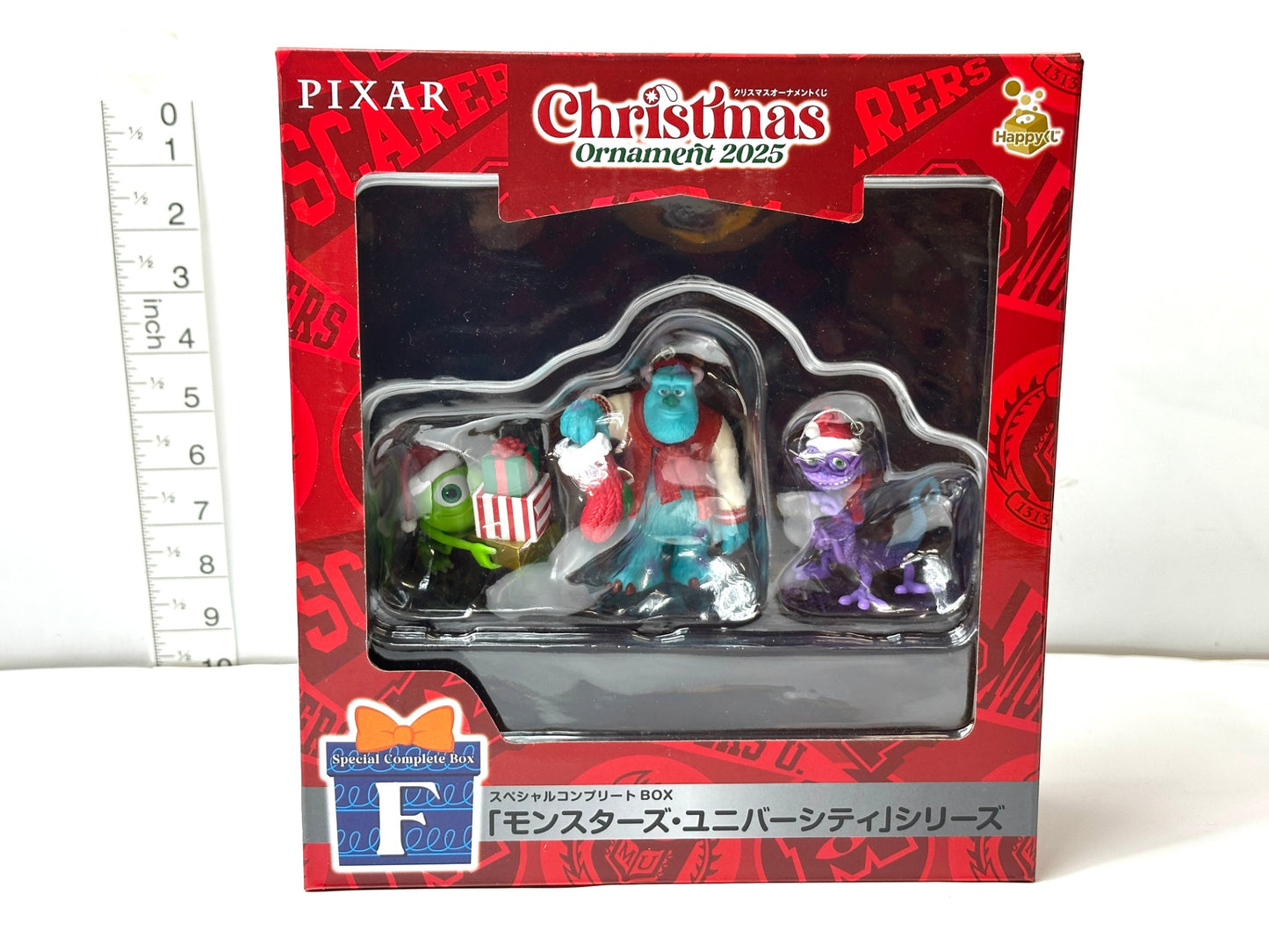 Happyくじ DISNEY クリスマスオーナメントくじ2025 スペシャルコンプリートBOX賞 モンスターズ・ユニバーシティ フィギュア 3/13