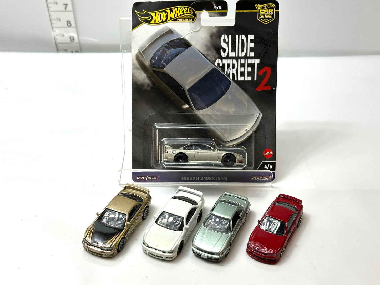 未開封含む現状品 日産 シルビア S13/S14 ミニカー 5台セット 240SX 180SX トミカ ホットウィール 他 1/12