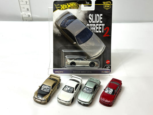 未開封含む現状品 日産 シルビア S13/S14 ミニカー 5台セット 240SX 180SX トミカ ホットウィール 他 1/12