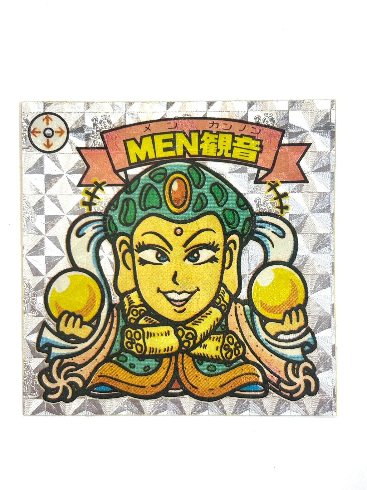 ビックリマンシール 悪魔VS天使 MEN観音