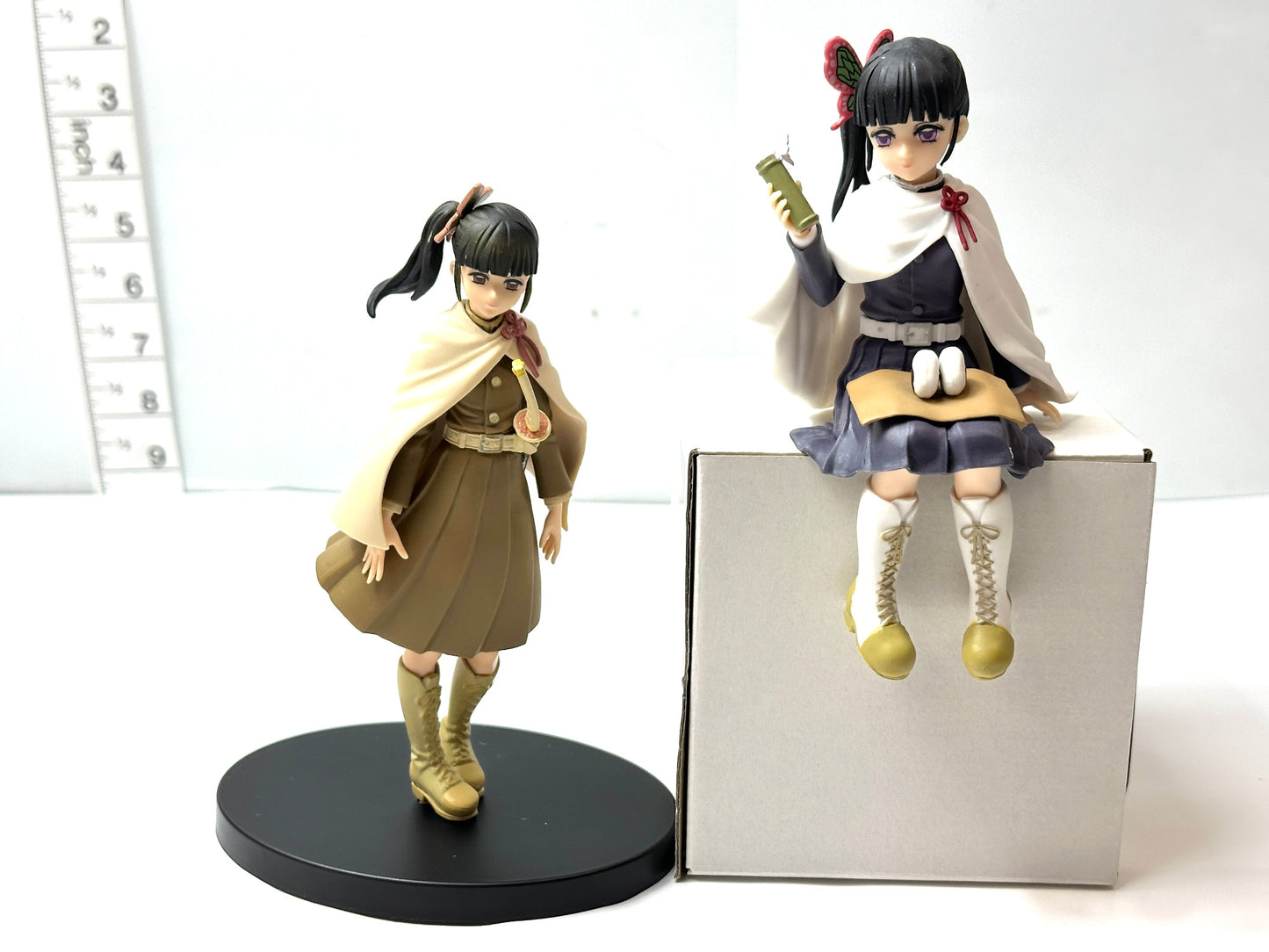 鬼滅の刃 栗花落カナヲ フィギュア 2体セット PM(プレミアム)ちょこのせフィギュア 絆ノ装-拾参ノ型 カラーB セピアカラー 1/16