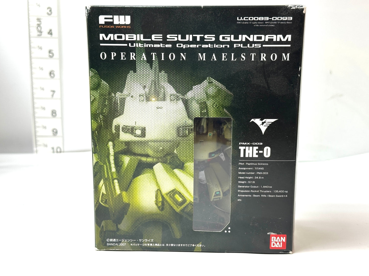 開封済・未使用品 FW ガンダムアルティメットオペレーションプラス メールシュトローム作戦 ジ・オ THE-O フィギュア 4/1