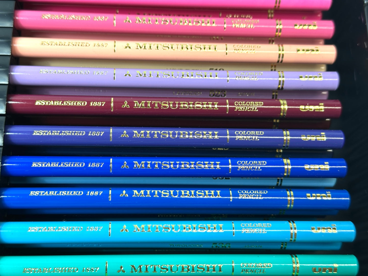 未使用品 uni CORORED PENCIL 100 三菱鉛筆 ユニカラー 色鉛筆 100色 10/21