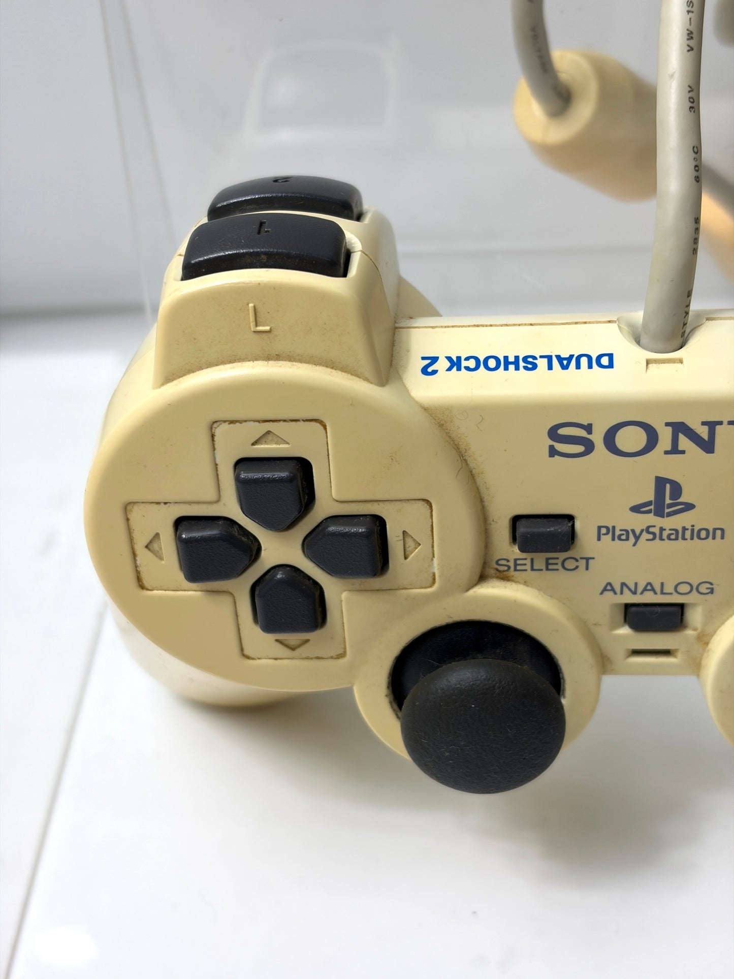 日焼け　SONY 純正 PS2 コントローラー デュアルショック2 セラミック・ホワイト DUALSHOCK2 SCPH-10010