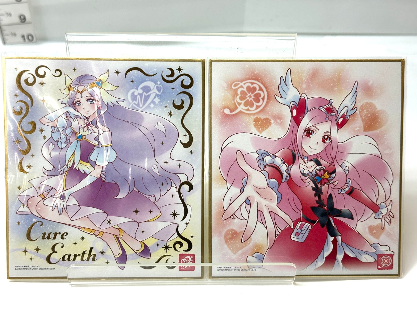 バンダイ プリキュア色紙ART 11枚セット ひろがるスカイ！プリキュア キュアミント＆キュアアクア 20周年special 2 No.01 他 3/25