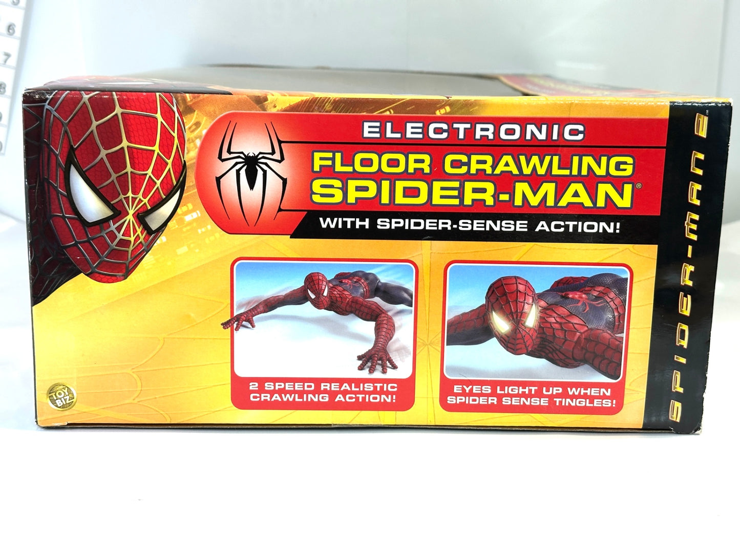 Toy Biz トイビズ エレクトロニック フロアークローリング スパイダーマン 映画スパイダーマン2 Electronic Floor Crawling Spider-Man フィギュア 7/10
