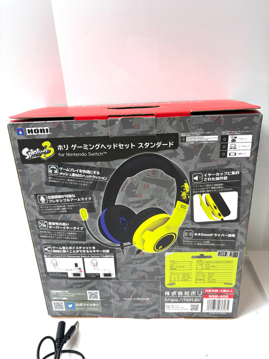 HORI ゲーミングヘッドセット スタンダード スプラトゥーン2 NSW-107 ミキサー付き