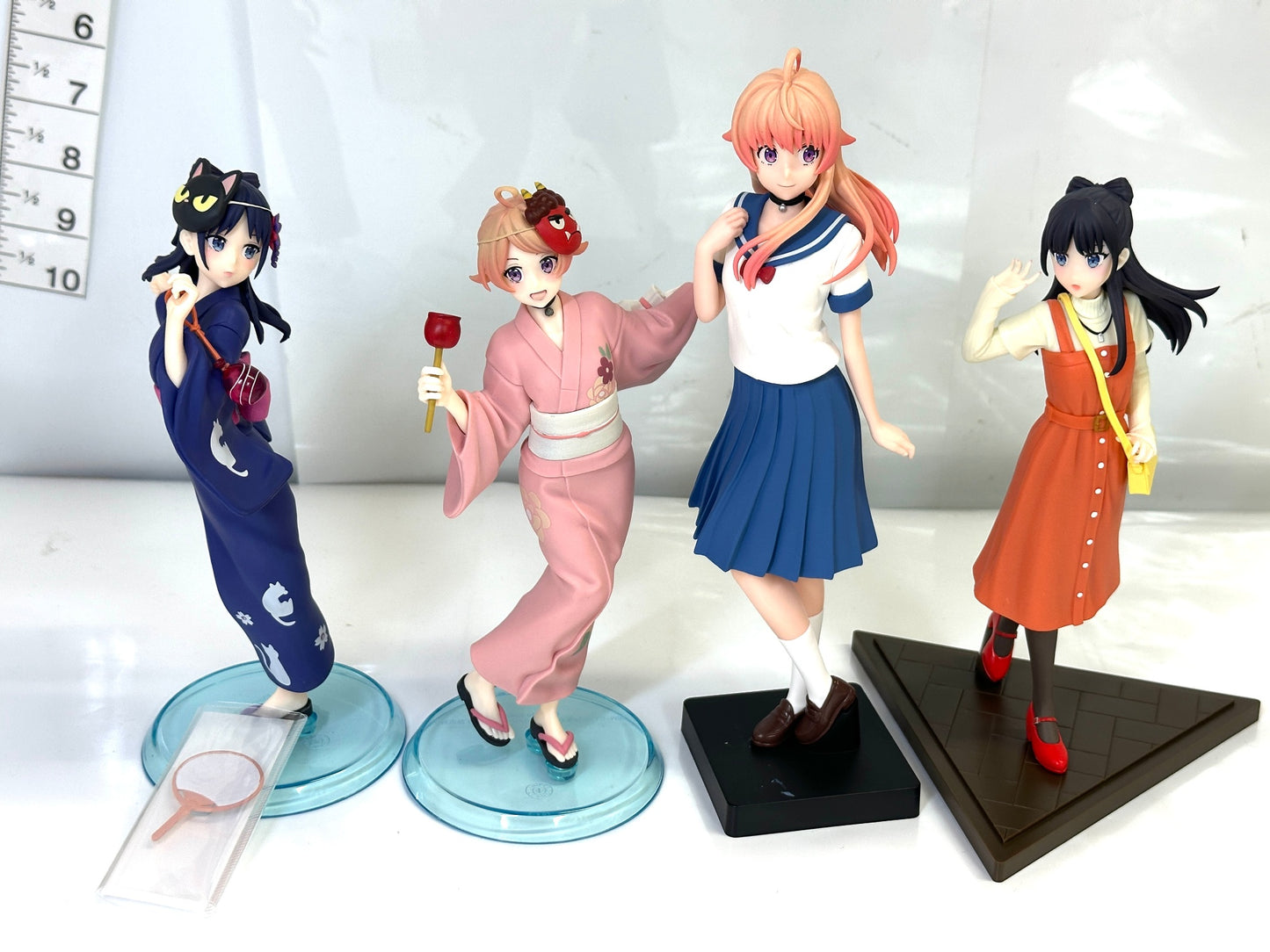 現状品 ウィッチウォッチ フィギュア 12個セット 若月ニコ 宮尾音夢 乙木守仁 浴衣 秋色コーデ Yumemirize ちょこのせ 5/14