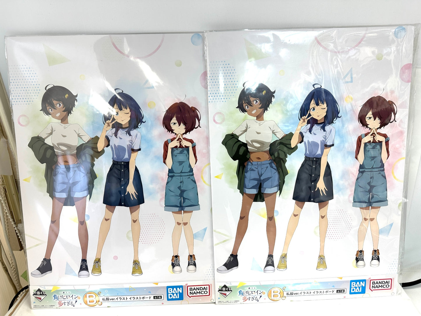 未開封品 一番くじ 負けヒロインが多すぎる イラストボード 4種5個セット 私服ver. 八奈見杏菜 焼塩檸檬 小鞠知花 5/21