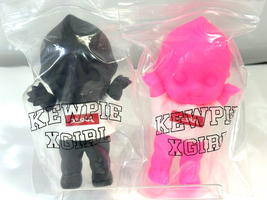 X-girl×OBITSU KEWPIE オビツ製作所 エックスガール フィギュア 2個セット ピンク ブラック 8/28