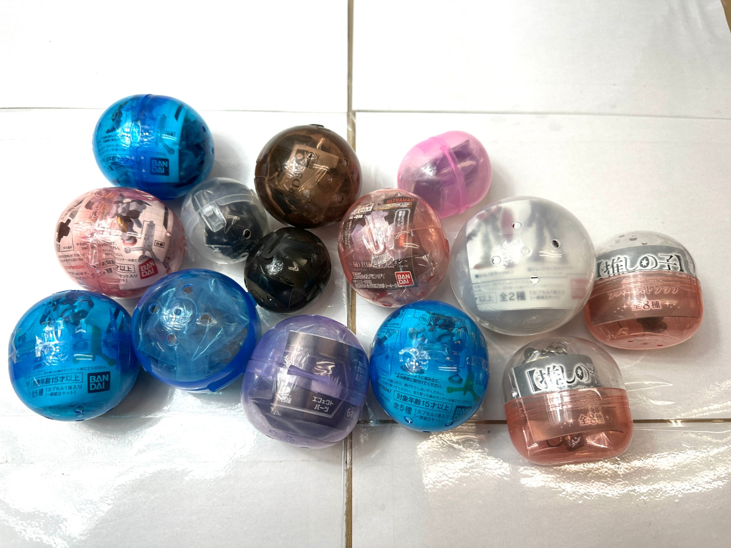 ガチャ ガチャ カプセルトイ 大量約120個 まとめセット ガンダム ウルトラマン こびとづかん 推しの子 カプセルプラレール キン肉マン等 12/30