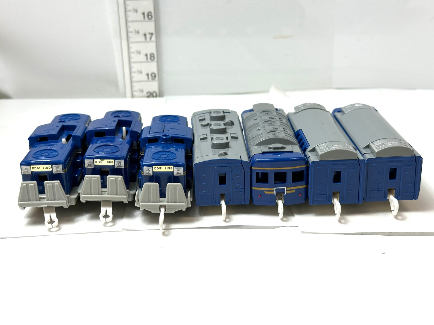 タカラトミー TAKARA TOMY プラレール 北斗星 DD51 1100/1068/1138 電気機関車 動力車 客車 ブルートレインセット 7両編成 まとめセット 9/26