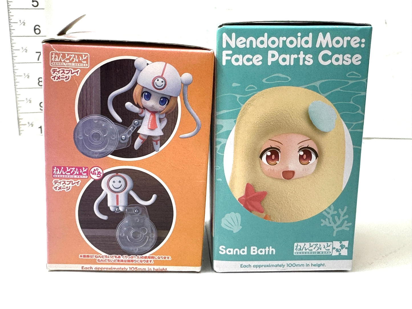 グッドスマイルカンパニー ねんどろいどもあ くりっぷ 1.5 クリアオレンジ きぐるみフェイスパーツケース 砂風呂 きせかえウエディング 3/15