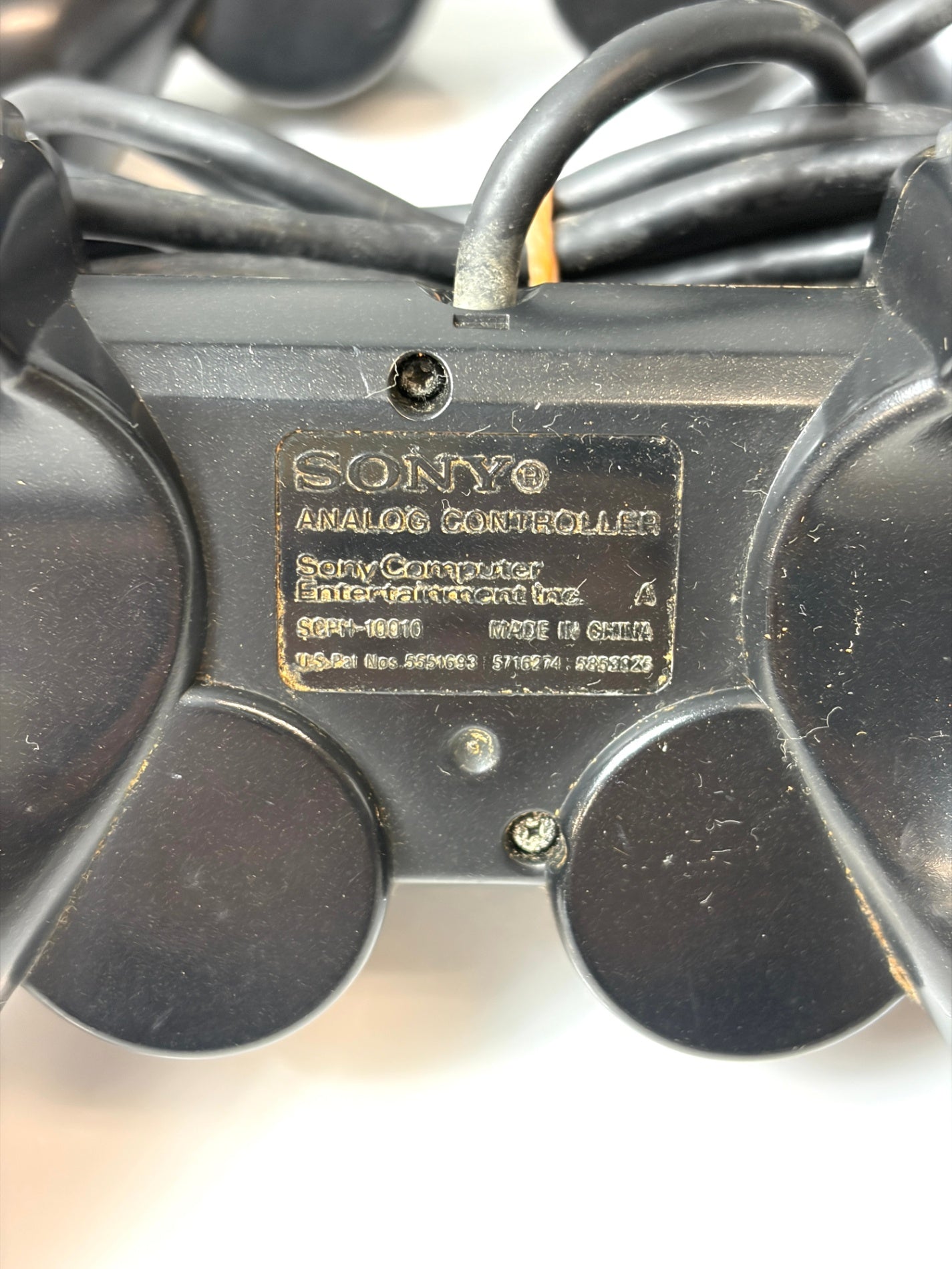 【現状品　純正2個セット】PS2 DUALSHOCK コントローラー SONY ブラック SCPH-10010