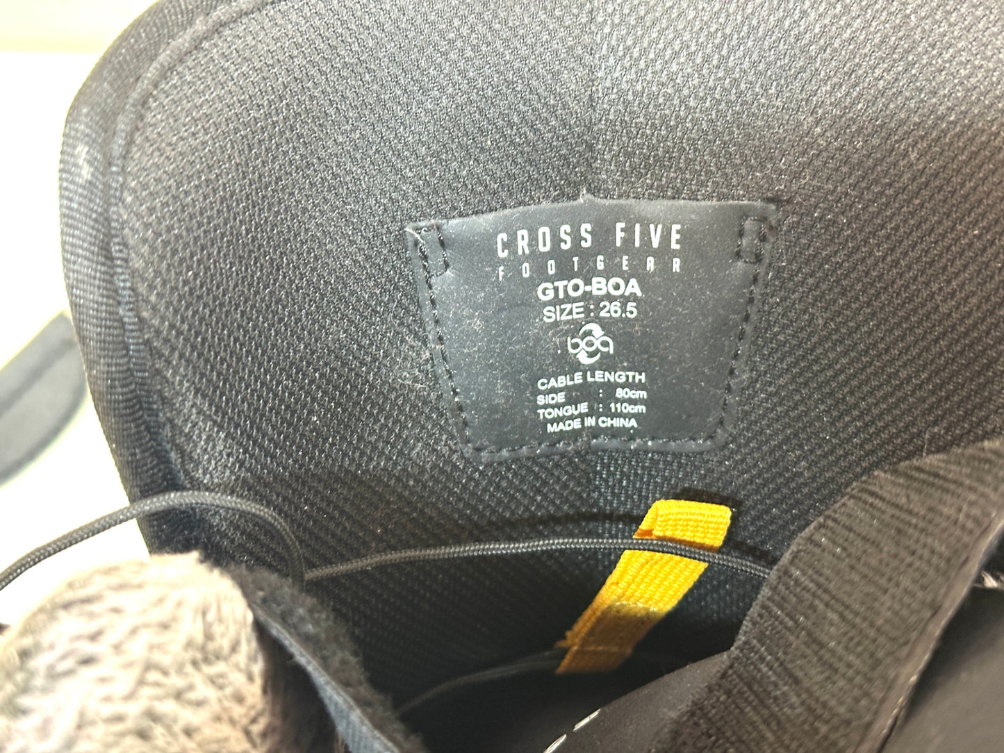 現状品 スノーボードブーツ CROSS FIVE GTX-BOA サイズ 26.5cm X5 クロスファイブ