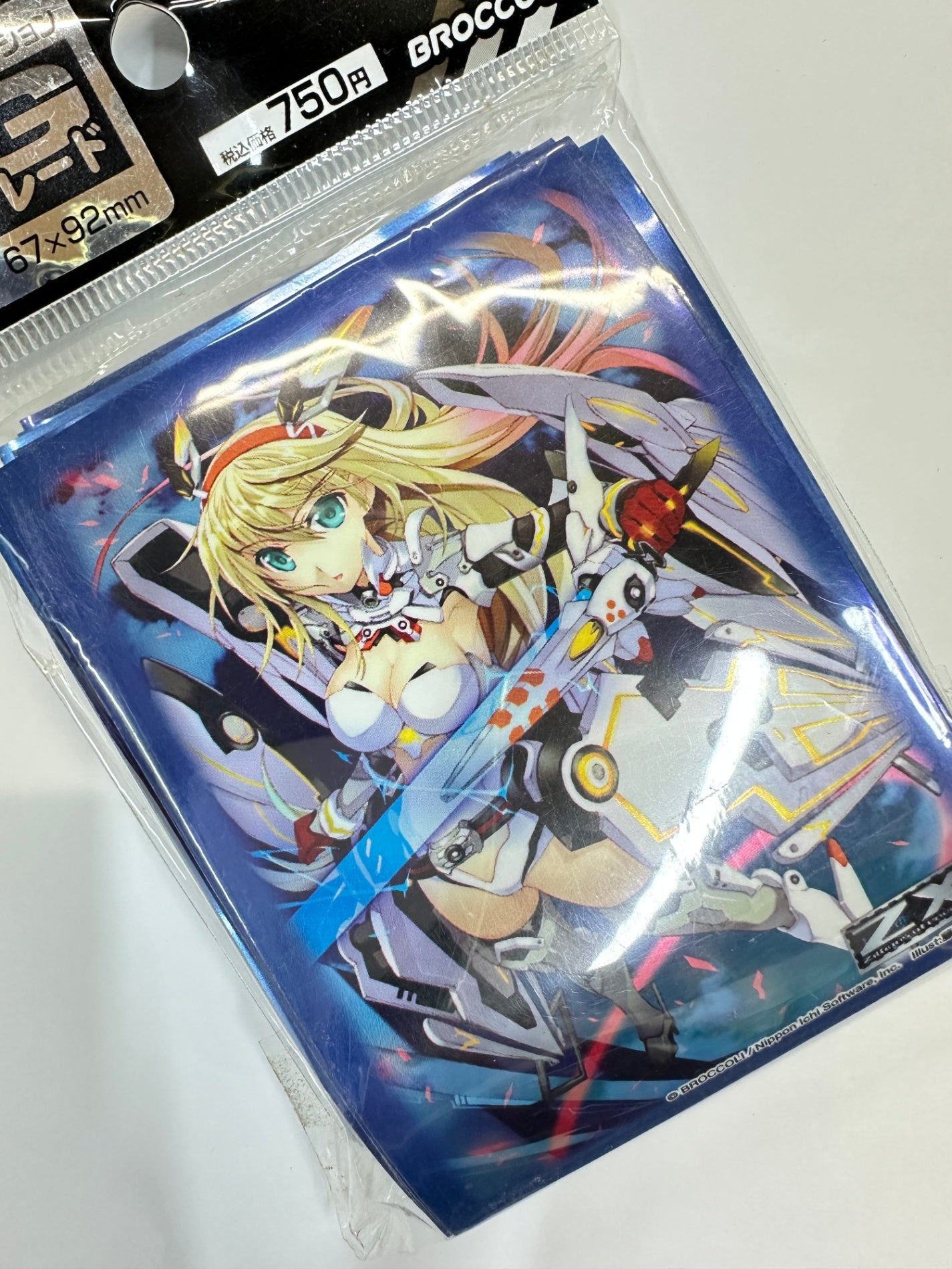 Z/X ゼクス スリーブ ソードリベレイター リゲル プラチナグレード 60枚入り ブロッコリー