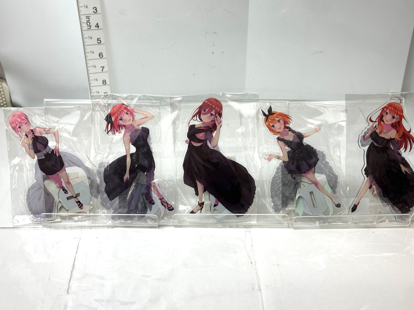 五等分の花嫁∬ スペシャルフェア アクリルスタンド ゴージャスパーティ 黒服ドレス 全5種セット 中野 一花 二乃 三玖 四葉 五月 11/21