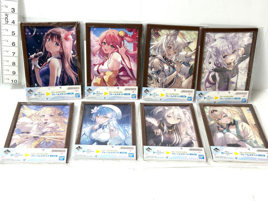 一番くじ ホロライブ vol.2 フレームスタンド 8種セット 猫又おかゆ 白上フブキ さくらみこ ときのそら 獅白ぼたん 風真いろは 角巻わため 雪花ラミィ 11/10
