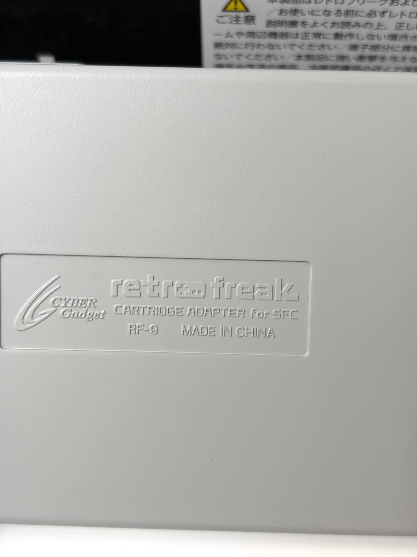 レトロフリーク カートリッジアダプター SFC用 CY-RF-9 ケーブル付き